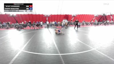 80 lbs Cons. Round 1 - Wyatt Schreiber, Victory School Of Wrestling vs Joseph Waechter, Mukwonago Wrestling Club