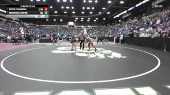 130 lbs Cons. Round 3 - Reddi Johnson, Kansas City - Washington HS vs Makenna Stuke, Topeka-Seaman Hs