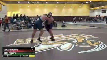 285 lbs Champ. Round 1 - Jonah Schlegel, Defiance vs Seth Phillips, Thiel College