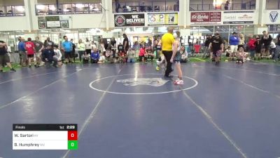 S-90 lbs Final - Wyatt Sartori, NY vs Brock Humphrey, WV