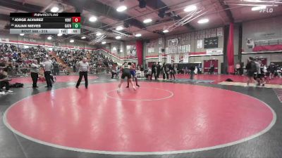 215 lbs Cons. Round 4 - Julian Nieves, Cathedral City vs Jorge Alvarez, Ventura