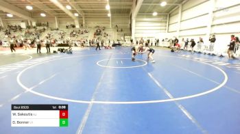 126 lbs Consi Of 32 #2 - William Sakoutis, NJ vs Daxton Bonner, UT