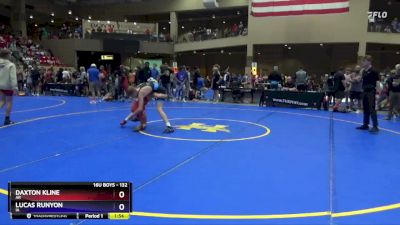 132 lbs Champ. Round 1 - Daxton Kline, AR vs Lucas Runyon, IA