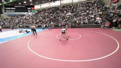 4A 138 lbs Cons. Round 2 - Gabe Ober, Hurricane vs Zack Butt, Ridgeline