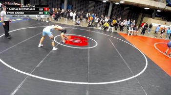 190 lbs Semifinal - Bohdan Postoroniuk, Metea Valley vs Ryker Czubak, Unattached