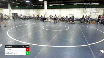 182 lbs Consi Of 32 #2 - Jessey Colas, FL vs Nicholas Mascolino, NC