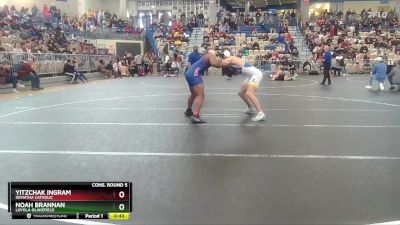 175 lbs Cons. Round 5 - Noah Brannan, Loyola-Blakefield vs Yitzchak Ingram, DeMatha Catholic