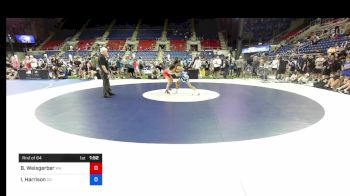 120 lbs Rnd Of 64 - Billy Weisgerber, Washington vs Isaiah Harrison, Colorado