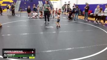 40 lbs Round 4 (6 Team) - Jackson Clinkscales, Palmetto State Wrestling Academy vs Eli Franklin, West Wateree