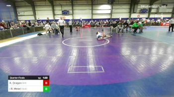 112 lbs Quarterfinal - Kaden Dragon, Bristol Gladiators vs Ryan Meier, Doughboy
