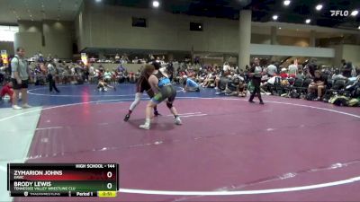 144 lbs Cons. Round 2 - Zymarion Johns, EAWC vs Brody Lewis, Tennessee Valley Wrestling Clu