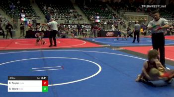 60 lbs Final - Braxtyn Taylor, Clinton Youth Wrestling vs Briar Ware, Cleveland Take Down Club