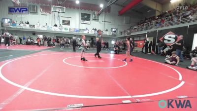 61-64 lbs Rr Rnd 4 - Gunner Jenkins, Fort Gibson Youth Wrestling vs Samuel Sanders, Van Buren Matdawgs