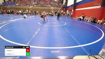 90 lbs Round Of 16 - Logan Sligar, Pin-King All Stars vs James Monk, Barnsdall Youth Wrestling