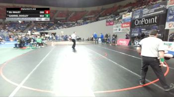 2A/1A Boys 175 Cons. Semi - Gabriel Dooley, Waldport Boys vs Eli Maley, Crane Boys