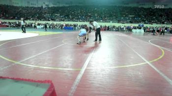 138 lbs Consi Of 32 #1 - David Garcia, Putnam City West vs Easton Elliott, Team Choctaw