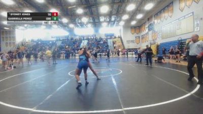 140 lbs Champ. Round 1 - Sydney Jones, Team Barracuda vs Gabriella Perez, Gladiator