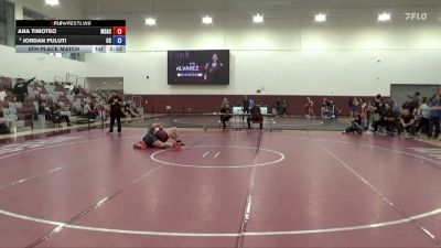 180 lbs 5th Place Match - Ana Timoteo, Mt. San Antonio College vs Jordan Puluti, Cerritos College