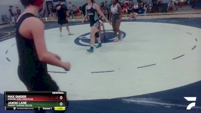 110 lbs Semifinal - Jaxon Lane, Minion Training Center vs Max Snider, Ground Zero Wrestling