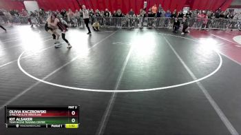 124 lbs 3rd Place Match - Kit Alsaker, Team Nazar Training Center vs Olivia Kaczrowski, X-Factor Elite Wrestling