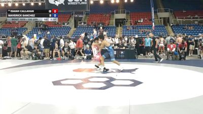 150 lbs Cons. Rd Of 64 - Isaiah Callahan, Ohio vs Maverick Sanchez, Hawaii