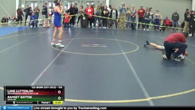 135 lbs Cons. Round 2 - Lane Lutterloh, Williamsburg Wrestling Club vs Ramsey Baytok, Nova WC