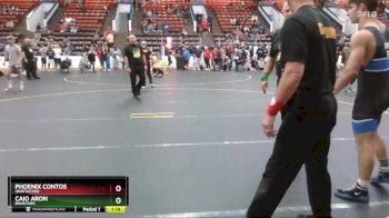 130 lbs Semifinal - Phoenix Contos, Unattached vs Caio Aron, Boneyard