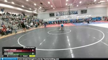 90 lbs 3rd Place Match - Ian Riesen, Sheridan Wrestling Club vs Wyatt Mason, Touch Of Gold Wrestling Club