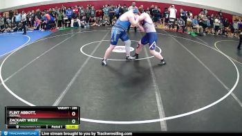 285 lbs Champ. Round 2 - Flint Abbott,, Foothill vs Zackary West, Legacy