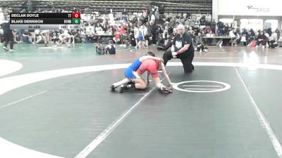 93 lbs Rr Rnd 1 - Declan Doyle, Team Tugman - ESC vs Blake Dennison, Hammers- ESC