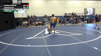 133 lbs Cons. Semi - Saxton Scott, Cal State Bakersfield vs Tristen Lorraine, Cal State Bakersfield