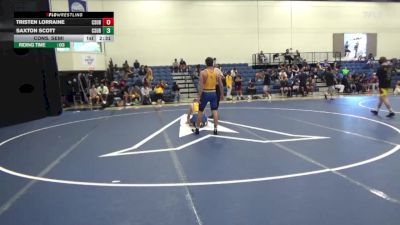 133 lbs Cons. Semi - Saxton Scott, Cal State Bakersfield vs Tristen Lorraine, Cal State Bakersfield