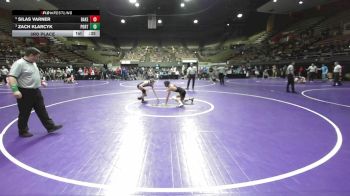 128 lbs 3rd Place - Silas Varner, Bakersfield vs Zach Klarcyk, Porterville