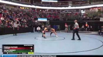 160 lbs Quarterfinal - Micah Kenney, Grand Junction vs Thomas Muther, Lakewood