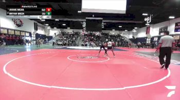 132 lbs Cons. Round 4 - Bryan Meza, California (Whittier) vs Josue Mejia, Valley View