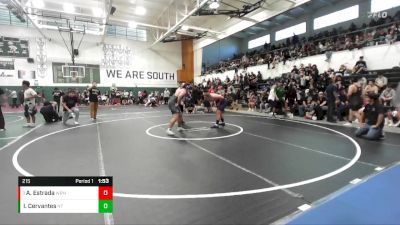 215 lbs Champ. Round 1 - Adrian Estrada, Warren vs Ignacio Cervantes, North Torrance