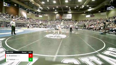 2A 215 lbs Quarterfinal - Chaz Ashton, Millard vs Connor Bradshaw, Beaver