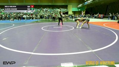 135 lbs Round Of 32 - Bella Nelson, Trophy Hunters Wrestling Club vs Alison Chavez, Pounders WC