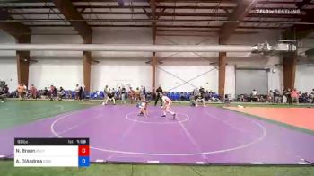 92 lbs Semifinal - Nathan Braun, Buxton (NJ) vs Anthony DiAndrea, Edge Wrestling