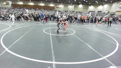 54 lbs Consi Of 4 - Remi Maldonado, Fallon Outlaws WC vs Alayna Lawrence, Red Wave WC