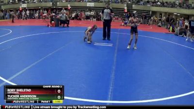 70 lbs Champ. Round 2 - Rory Shelstad, Centennial vs Tucker Anderson, OWATONNA WRESTLING ACADEMY