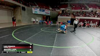 150 lbs Quarters & 1st Wb (16 Team) - Liam Pennock, Leander vs Brayden Luker, Burleson Centennial