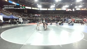 110 lbs Champ. Round 1 - Palamo Parr-Coffin, Sandpoint vs Grace Belmont, Capistrano Valley