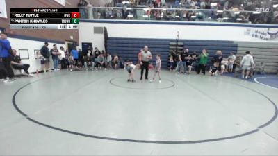 53 lbs Champ. Round 1 - Paxton Knowles, Thunder Ridge Outlaws Wrestling Club vs Kelly Tuttle, Idaho Falls Wrestling Club