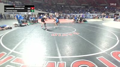 6A Boys 190 lbs Cons. Round 4 - Snowden Gabrielsen, Beaverton Boys vs Ashton Park, Grants Pass Boys