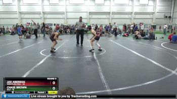 84 lbs Round 5 (8 Team) - Jax Aberegg, Wrestling Mill vs Chase Brown, Silo