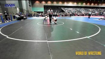 49 lbs Consi Of 8 #1 - Landyn Ruiz, Red Wave Wrestling vs Myles Diesslin, Mad Dawg Wrestling Club