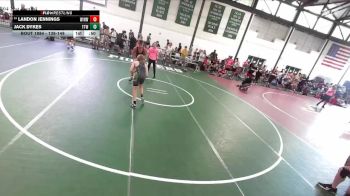 138-148 lbs 3rd Place Match - Landon Jennings, Thoroughbred Wrestling Academy vs Jack Dykes, TJ Trained Wrestling