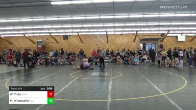 177 lbs Consi Of 4 - Wade Yoder, Pine Grove vs Mike Wisniewski, Plains
