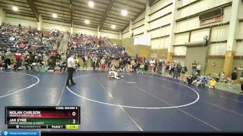 84 lbs Cons. Round 3 - Jax Eyre, Cowan Wrestling Academy vs Nolan Carlson, Wasatch Wrestling Club